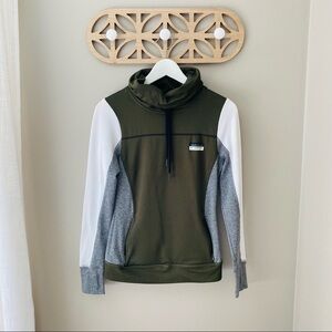 PINK Victoria's Secret Ultimate Pullover Sweatshirt Green Sz XS